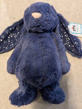 Authentic Jellycat Bashful Stardust Bunny Medium NWT HTF